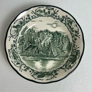 International Bob Timberlake Camp Green Coupe Cereal Bowl 7” Lodge Outdoors